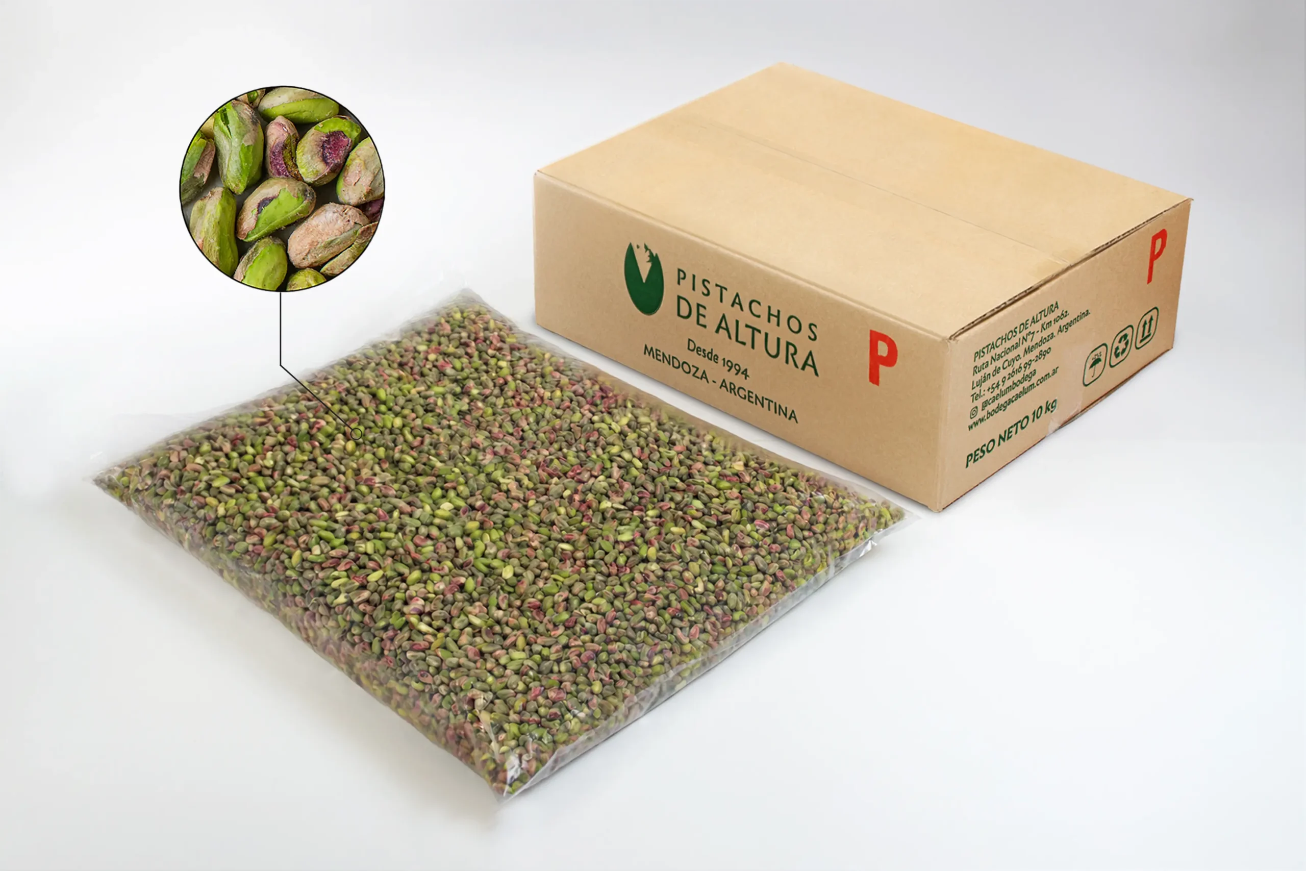 Pistacho sin cáscara sin sal (10kg)